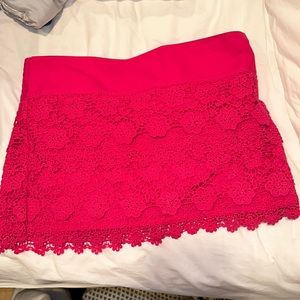 Abercrombie & Fitch lace mini skirt